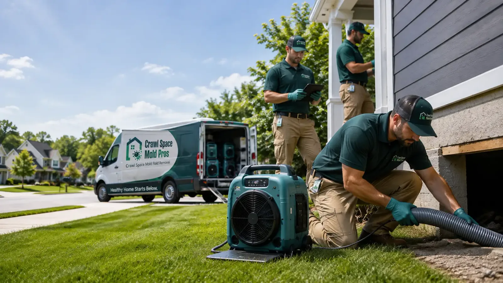 Crawl Space Mold Removal in Los Olivos, CA